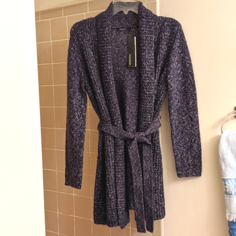 NWT Daisey Fuentes Marled Knit Sweater